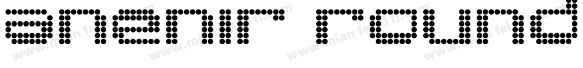 anenir rounded字体转换